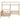Day Bed And Bench Set With Roof Without Mattress