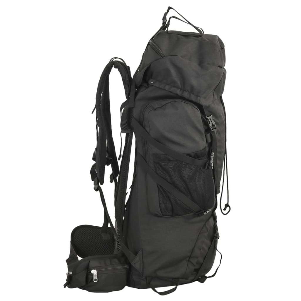 Hiking Backpack Black 80 L Oxford Fabric
