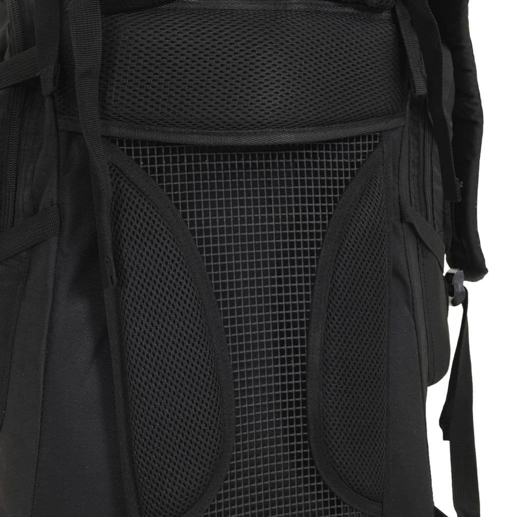 Hiking Backpack Black 80 L Oxford Fabric