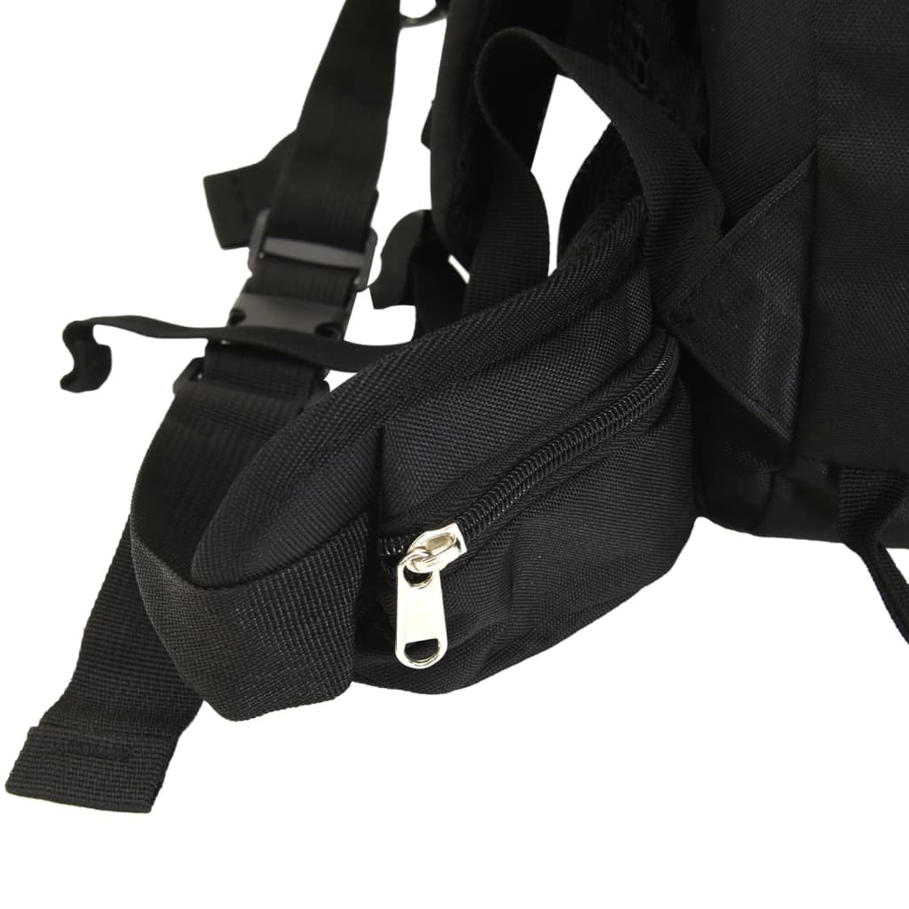 Hiking Backpack Black 80 L Oxford Fabric