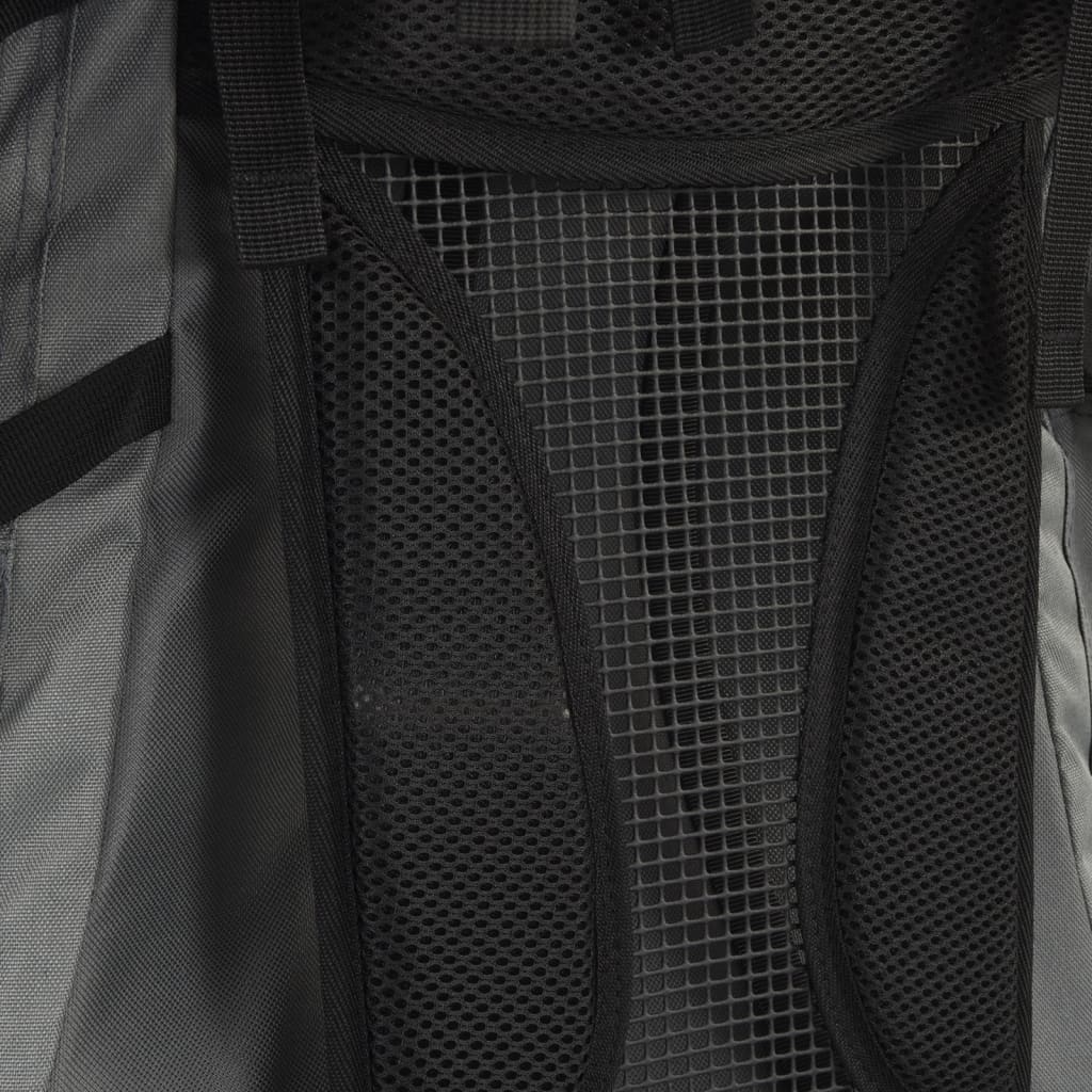 Hiking Backpack Grey 100 L Oxford Fabric