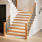 Stair Treads 4 pcs Light Brown 110x25x2 cm Solid Wood Oak