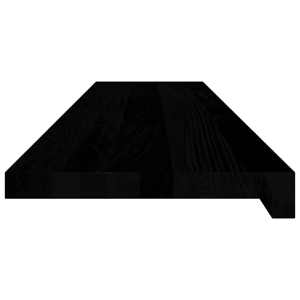 Stair Treads 4 pcs Dark Brown 110x25x2 cm Solid Wood Oak