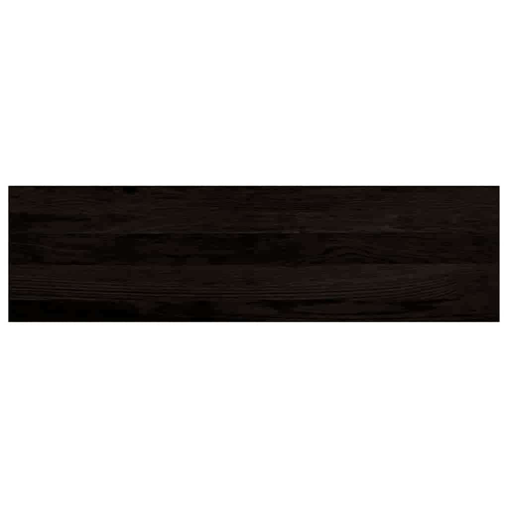 Stair Treads 12 pcs Dark Brown 90x25x2 cm Solid Wood Oak