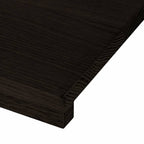 Stair Treads 12 pcs Dark Brown 100x25x2 cm Solid Wood Oak