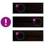 Stair Treads 12 pcs Dark Brown 70x30x2 cm Solid Wood Oak