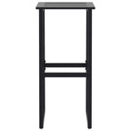 11 Piece Garden Bar Set Black Powder-coated Steel