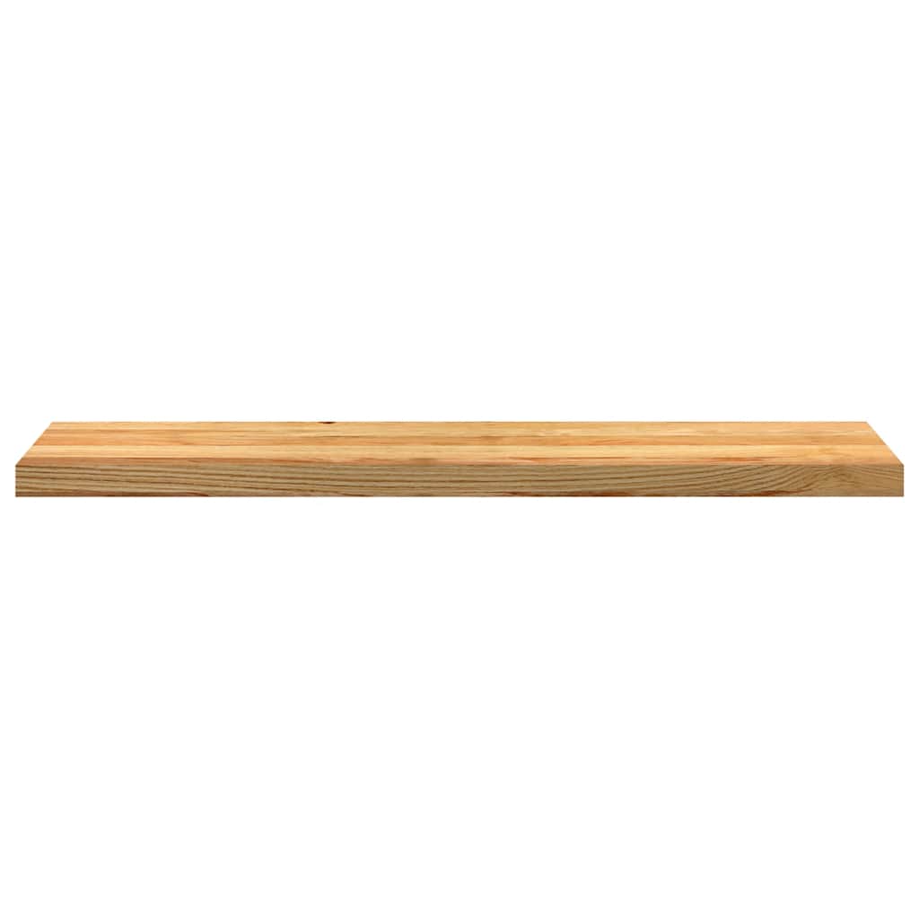 Stair Treads 2 pcs Light Brown 110x30x2 cm Solid Wood Oak
