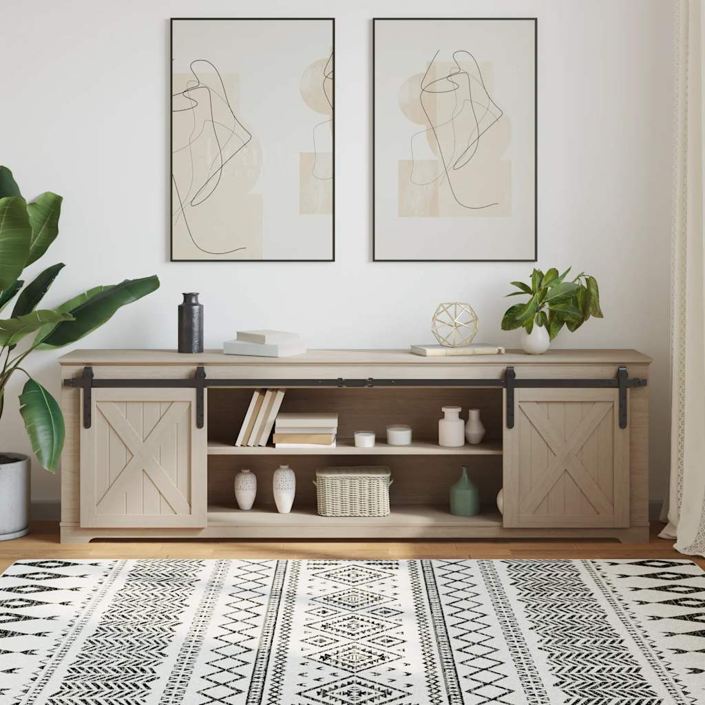  Sliding Cabinet Door Kit 200 cm Carbon Steel