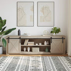  Sliding Cabinet Door Kit 200 cm Carbon Steel