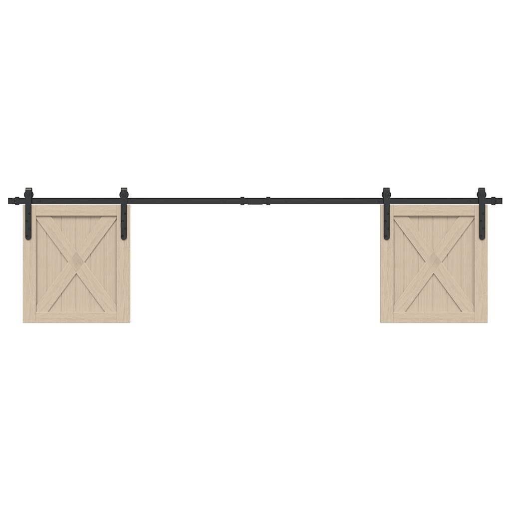  Sliding Cabinet Door Kit 200 cm Carbon Steel