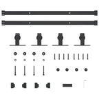  Sliding Cabinet Door Kit 122 cm Carbon Steel