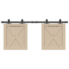  Sliding Cabinet Door Kit 122 cm Carbon Steel