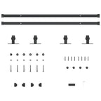  Sliding Cabinet Door Kit 183 cm Carbon Steel