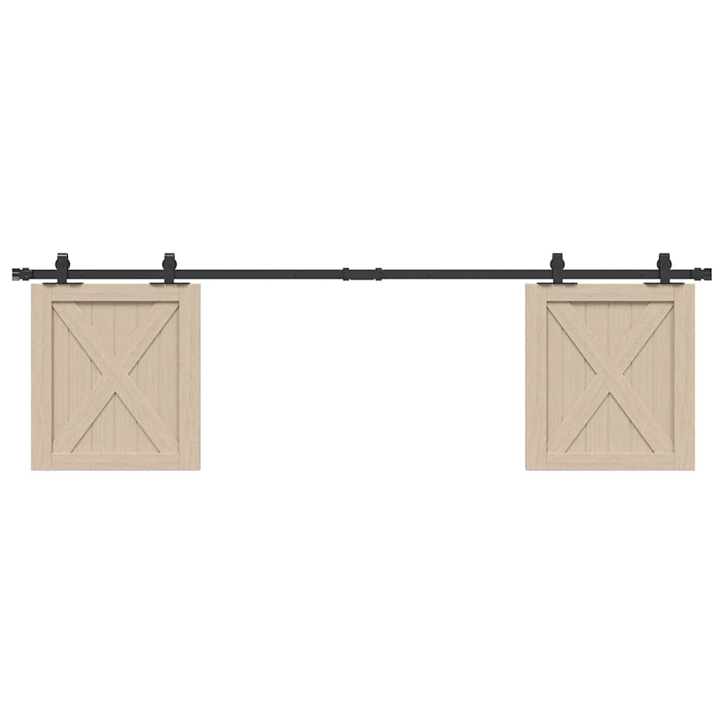  Sliding Cabinet Door Kit 183 cm Carbon Steel