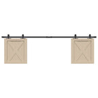  Sliding Cabinet Door Kit 183 cm Carbon Steel