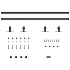 Sliding Cabinet Door Kit 200 cm Carbon Steel