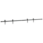 Sliding Cabinet Door Kit 200 cm Carbon Steel