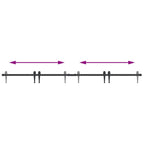 Sliding Cabinet Door Kit 200 cm Carbon Steel