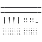 Sliding Cabinet Door Kit 213 cm Carbon Steel