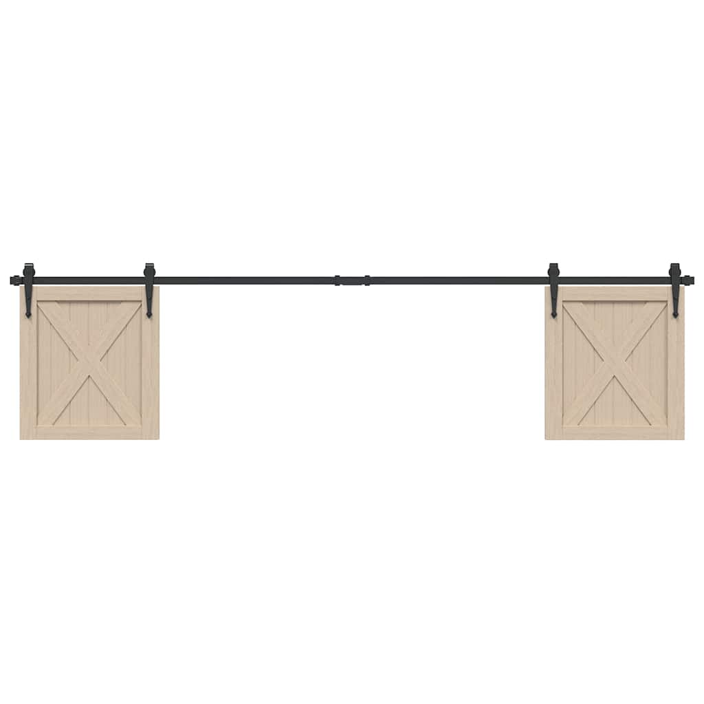 Sliding Cabinet Door Kit 213 cm Carbon Steel