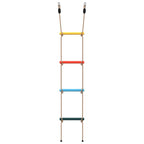 Rope Ladder for Kids with 4 Rungs Multicolour
