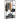Clothes Rack with Shelves Black Engineered Wood