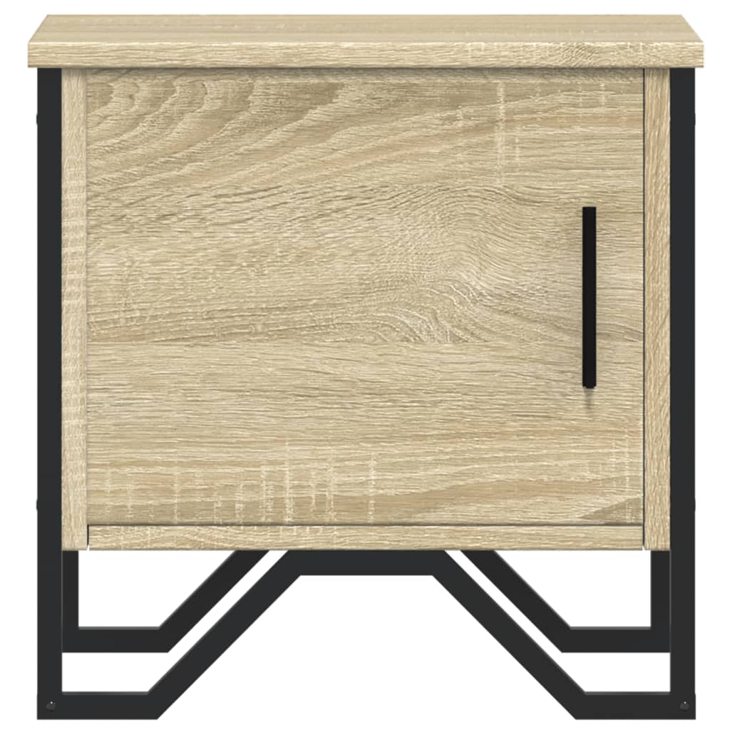 Bedside Cabinets 2 pcs Sonoma Oak 40x30x40 cm Engineered Wood