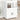 Bar Cart White 60x39.5x89 cm Engineered Wood
