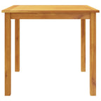 3 Piece Garden Dining Set 85x85x74 cm Solid Wood Acacia