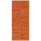 Barn Door Wax Brown 90x208 cm Solid Wood Pine