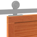 Barn Door Wax Brown 90x208 cm Solid Wood Pine