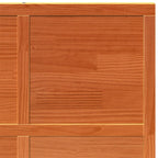 Barn Door Wax Brown 90x208 cm Solid Wood Pine