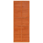 Barn Door Wax Brown 80x208 cm Solid Wood Pine