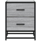 Bedside Cabinets 2 pcs Grey Sonoma 40x31x50 cm Engineered Wood
