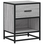 Bedside Cabinet Grey Sonoma 40x31x50 cm Engineered Wood