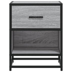 Bedside Cabinet Grey Sonoma 40x31x50 cm Engineered Wood