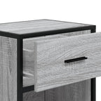 Bedside Cabinet Grey Sonoma 40x31x50 cm Engineered Wood