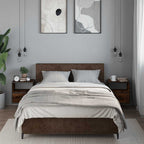 Wall-mounted Bedside Cabinets 2 pcs Smoked Oak 40x31x39.5 cm