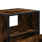 Wall-mounted Bedside Cabinets 2 pcs Smoked Oak 40x31x39.5 cm