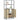 Highboard Sonoma Oak 68x35x139 cm Engineered Wood and Metal