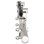 Sliding Door Hardware Kit 183 cm Stainless Steel Silver