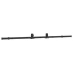 Sliding Door Hardware Kit 213 cm Steel Black