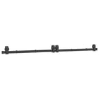 Sliding Door Hardware Kit 200 cm Steel Black