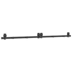 Sliding Door Hardware Kit 200 cm Steel Black