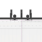 Sliding Door Hardware Kit 152,5 cm Steel Black