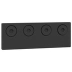Sliding Door Hardware Kit 400 cm Steel Black