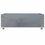 Pallet Collar Grey 80x60 cm Solid Wood Pine