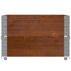 Pallet Collars 2 pcs Brown 80x60 cm Solid Wood Pine