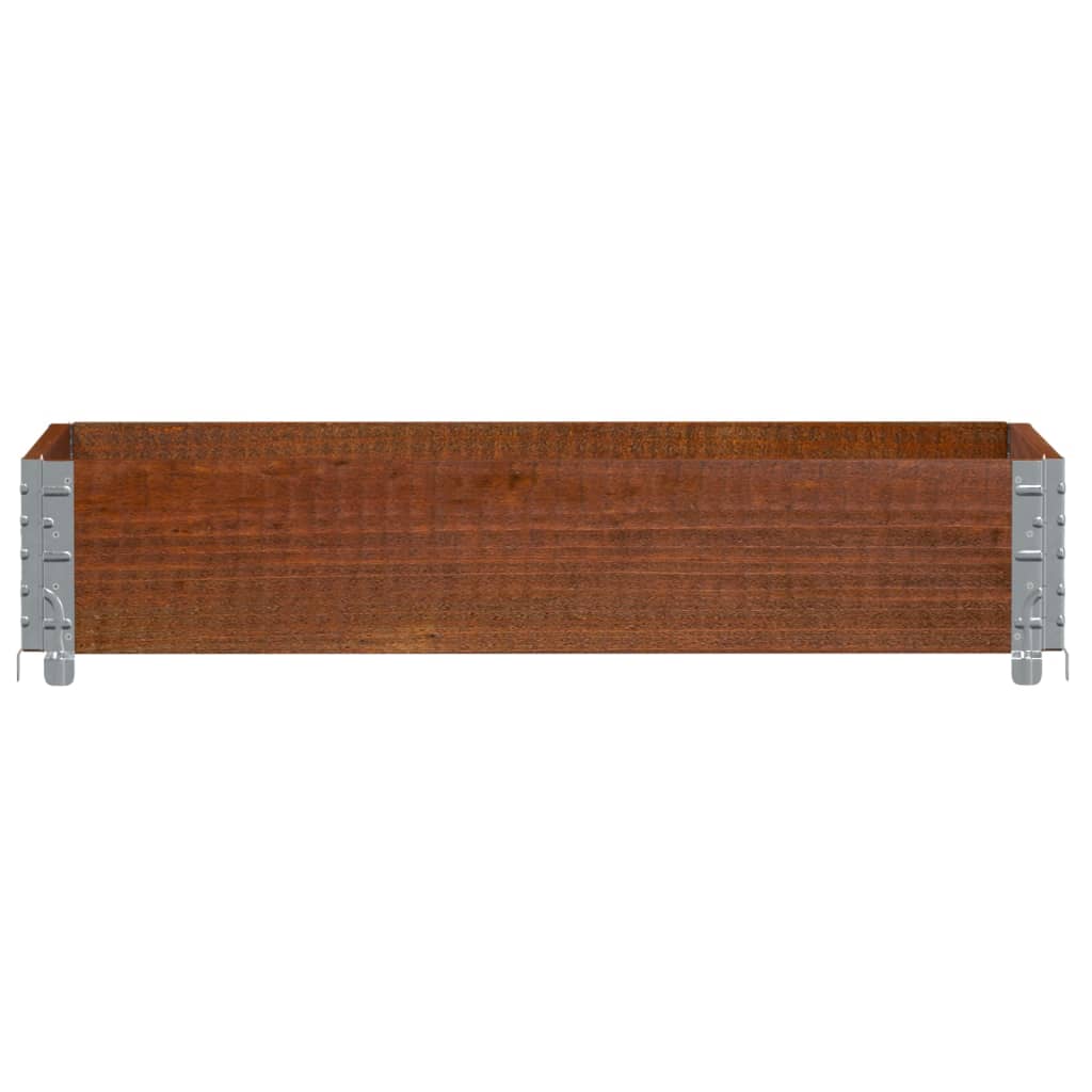 Pallet Collar Brown 100x50 cm Solid Wood Pine
